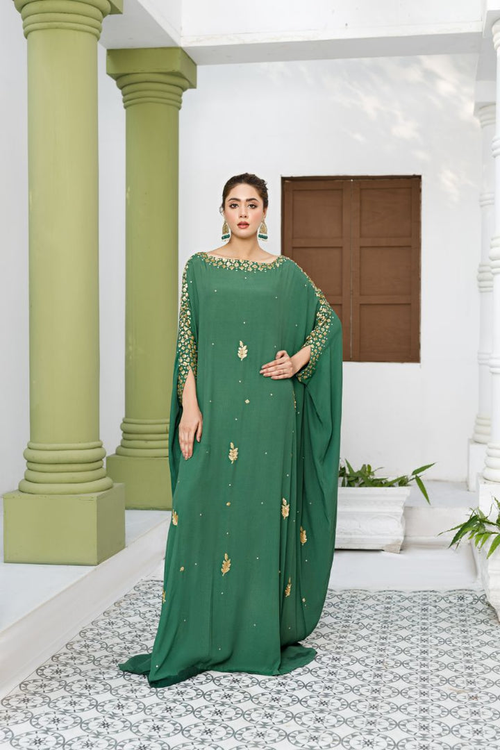 Anayra Amal - Kashish - Bottle Green - Grip Georgette - 2 Piece