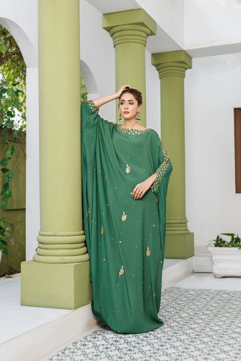 Anayra Amal - Kashish - Bottle Green - Grip Georgette - 2 Piece