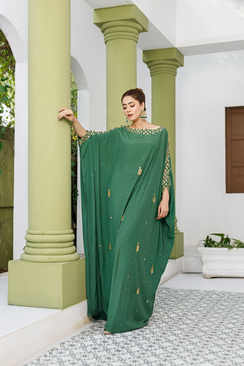 Anayra Amal - Kashish - Bottle Green - Grip Georgette - 2 Piece