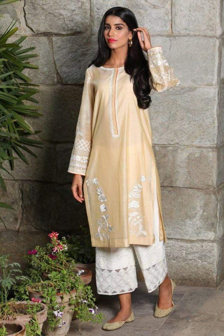 Maheen Trends - Carnelian Dream - Beige - 3 Piece - Organza Lawn