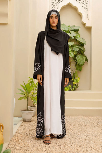 Maira Double-Layered Maxi Abaya