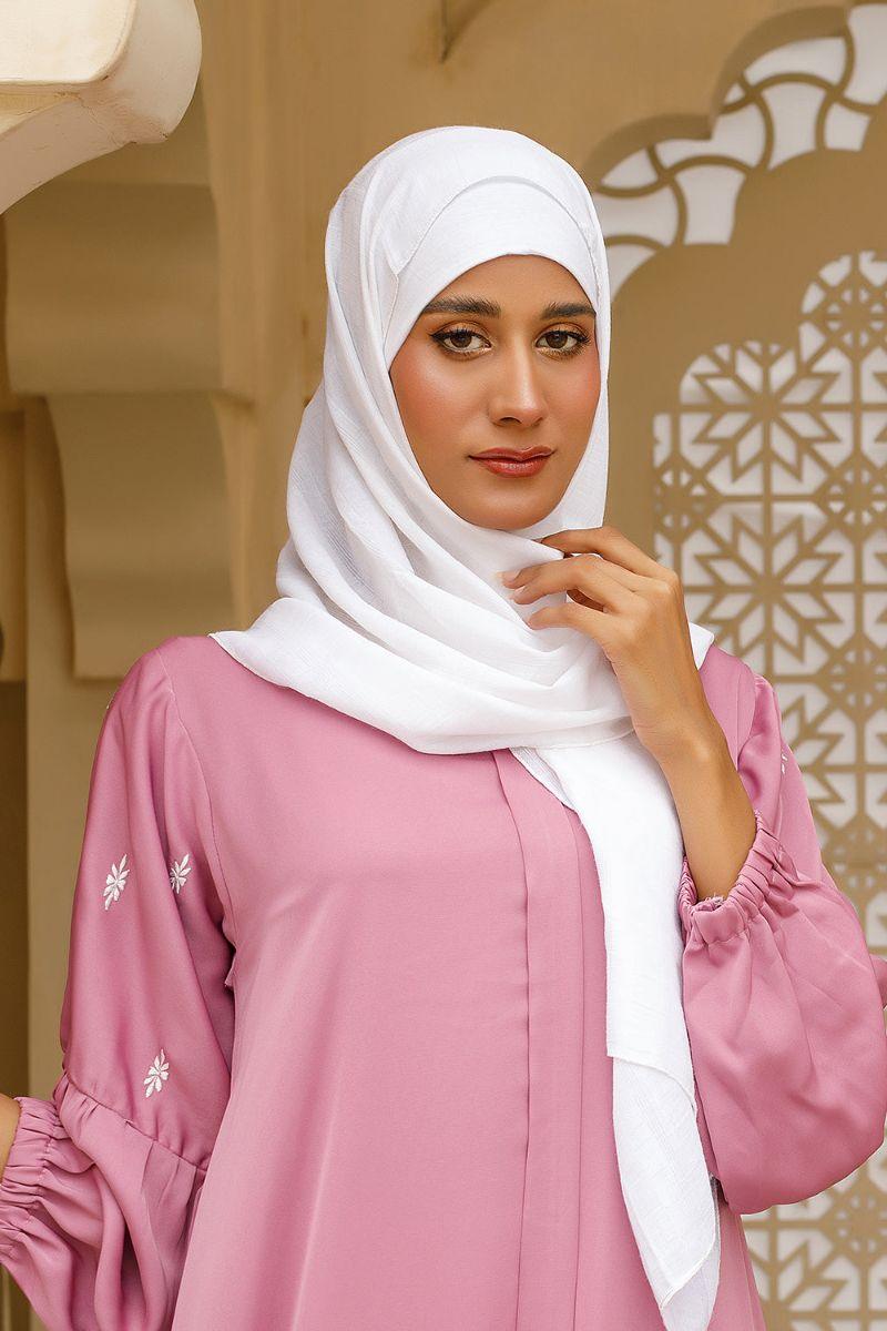 Hijabi - Precious Pink Abaya - Studio by TCS