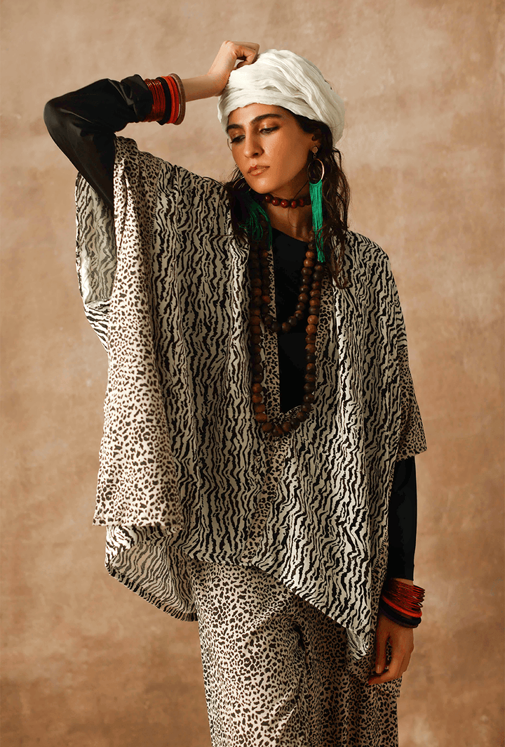 Gulabo - Shop Safari Poncho - Bosky Linen