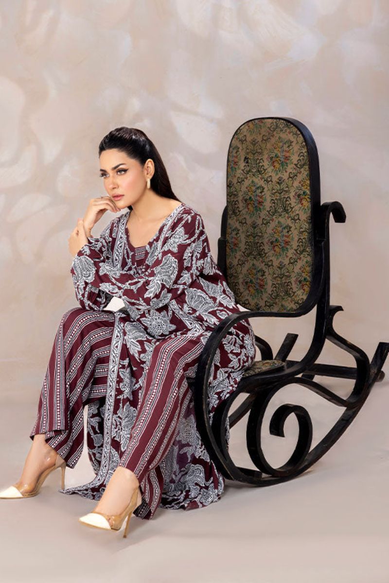 SAFWA - Printed - Printed - Lawn - 2 Piece - Stitched