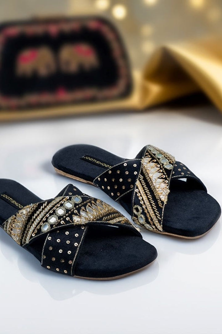 JootiShooti - Ronak Slides (Black)