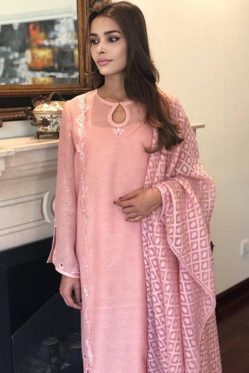 Maheen Trends - Pink Glory - 3 Piece - Organza