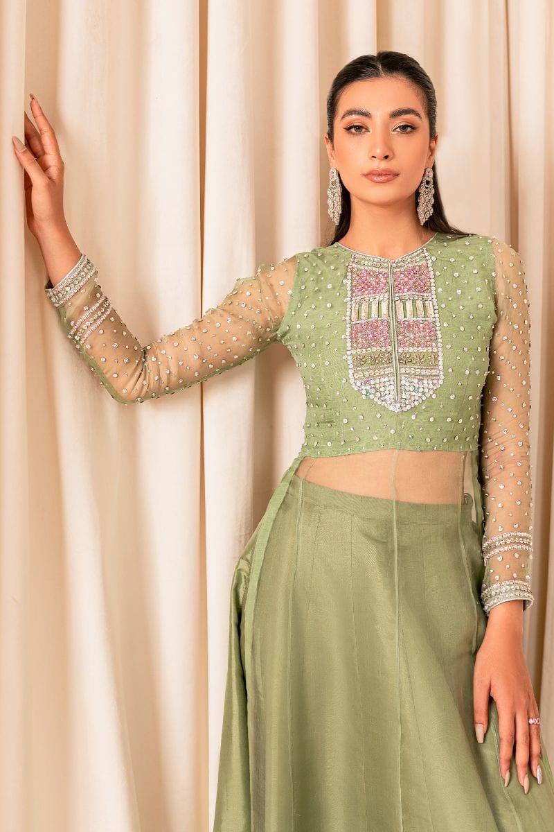 Allure by Ih - MOLLY - Organza - Matcha Green - 3 Piece - Studio by TCS