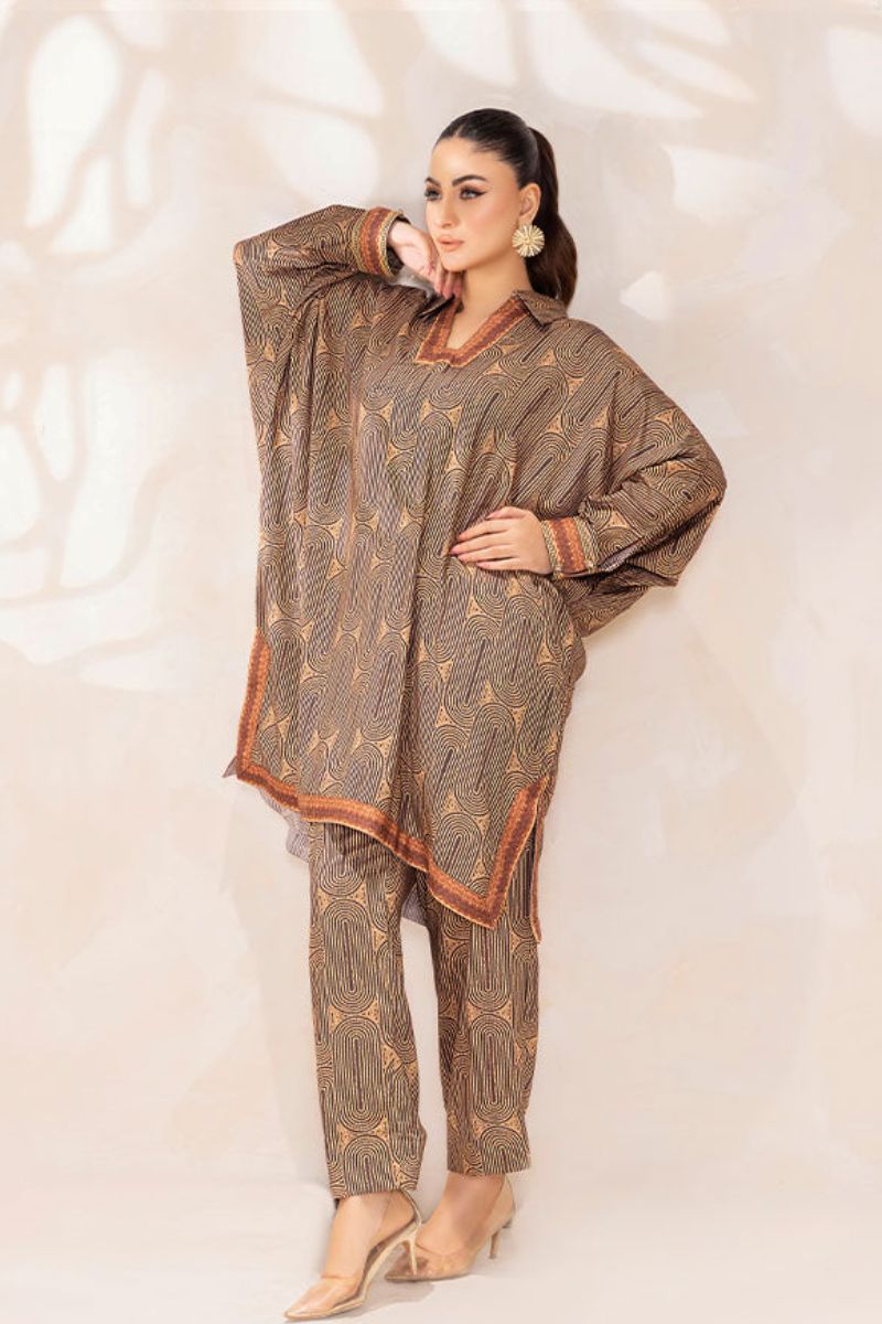 SAFWA - Printed - Printed - Lawn - 2 Piece - Stitched