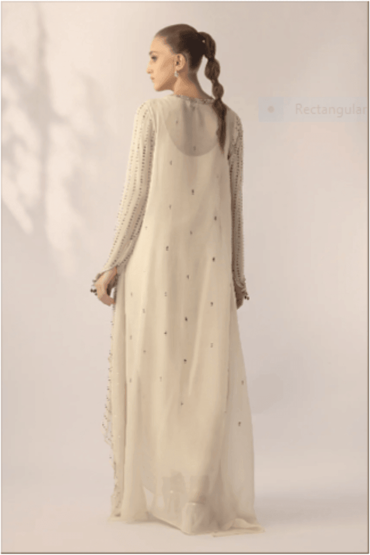 Sania Maskatiya - Celeste (A) - Raw Silk - Ivory - 2 Piece - Studio by TCS