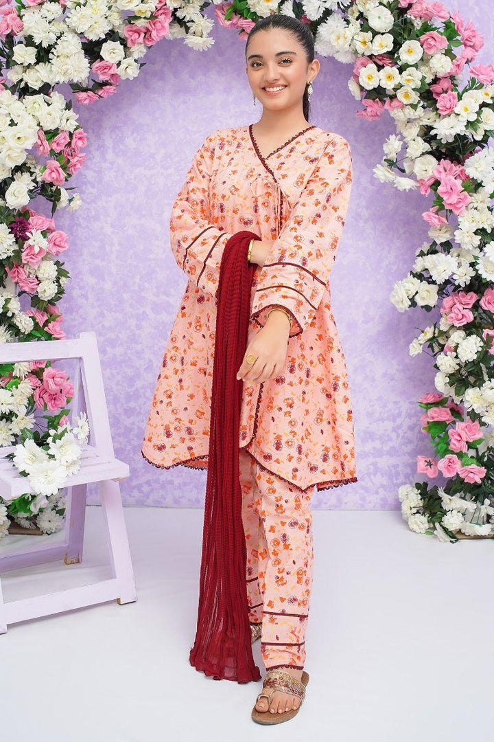 Modest - Zoha - Chiffon - Girls 3 Piece Suit