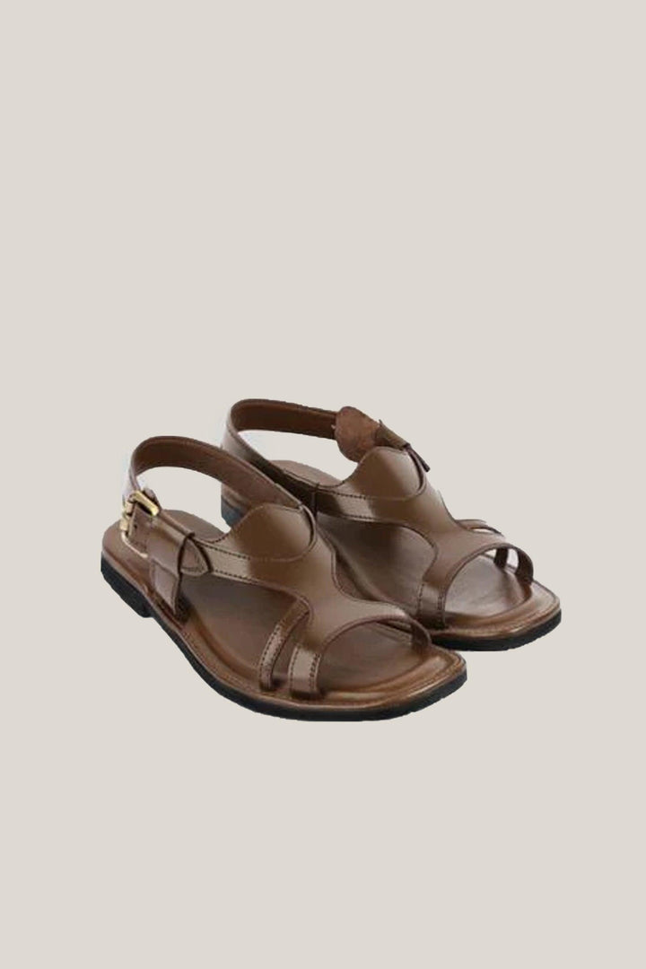 Novado - Kublai Khan | Panjadar Kohati Chappal - Coffee Brown