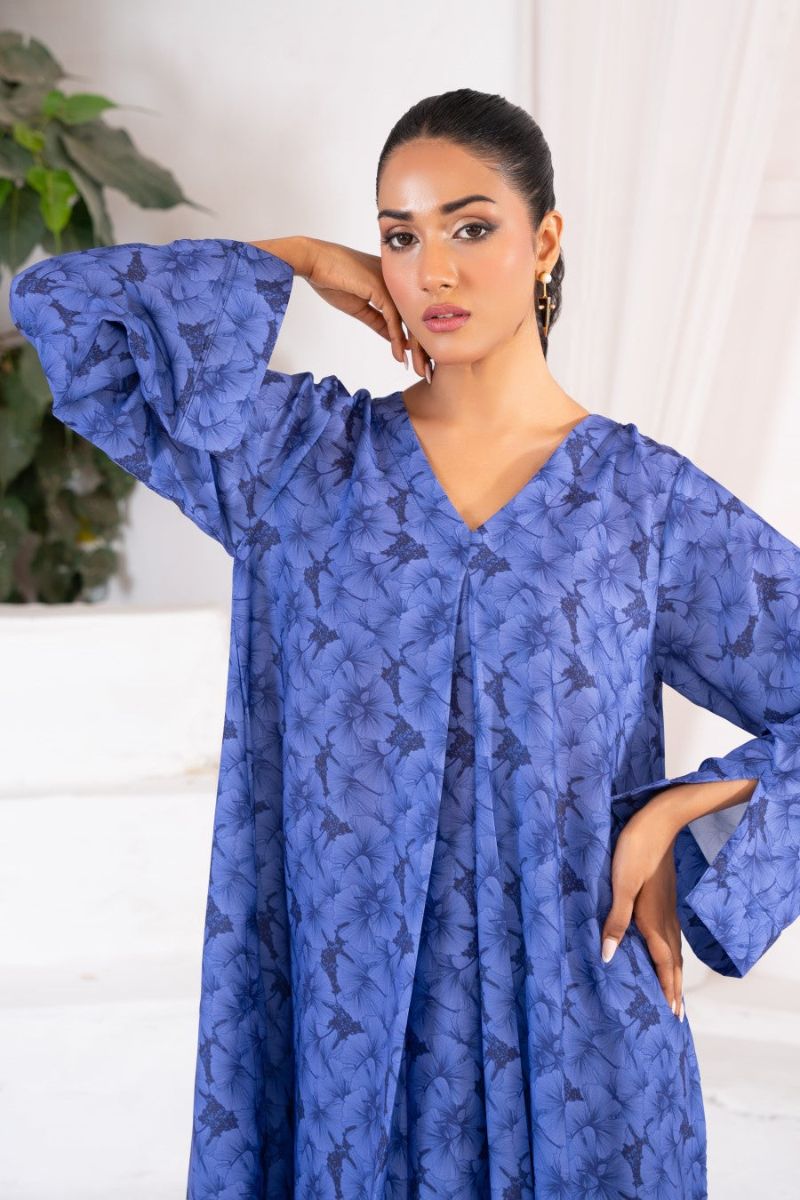 Ayla Studio - Midnight Lilies - Georgette - Blue & Cobalt Blue - 2 Piece