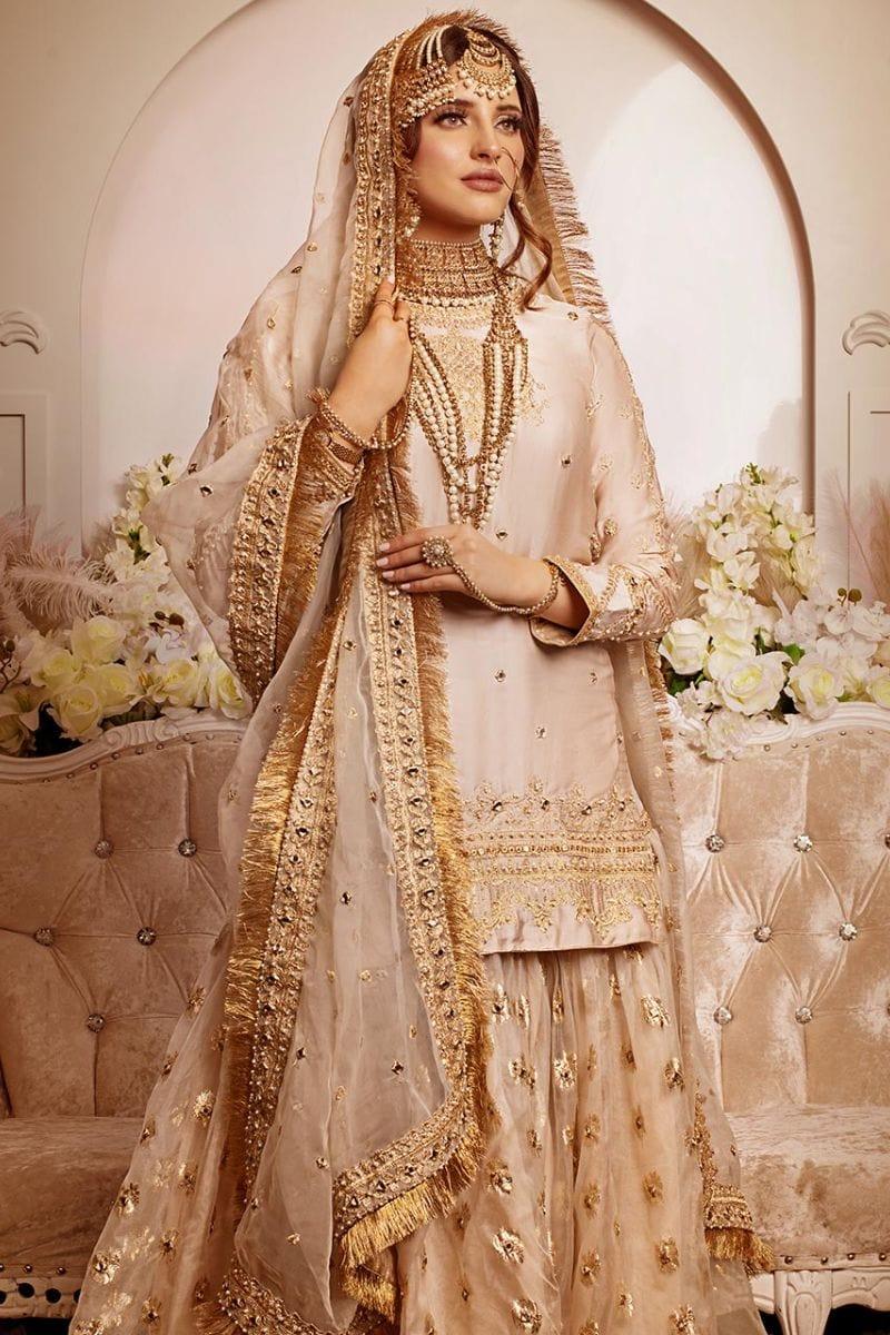 Kaanchi London - Malika - Beige - Silk - 3 Piece - Studio by TCS