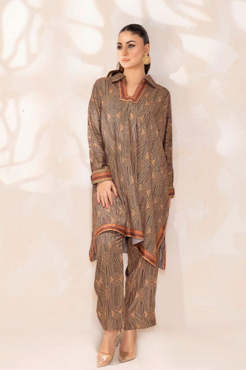 SAFWA - Printed - Printed - Lawn - 2 Piece - Stitched