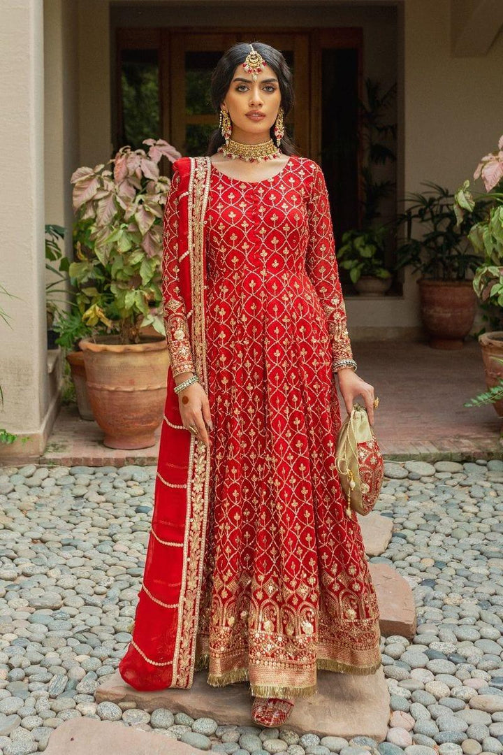 Allure by Ih - AMAL - Chiffon - Red - 4 Piece - Studio by TCS