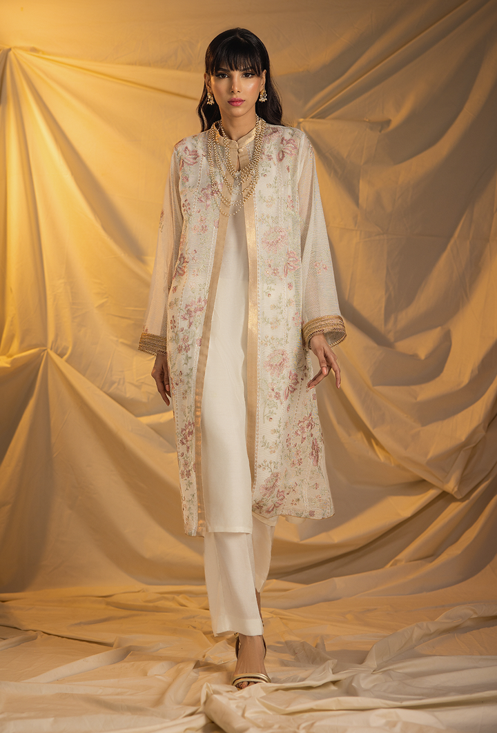 Gulabo - Shop Blossom Suit - Khaddi Net / Cotton Silk