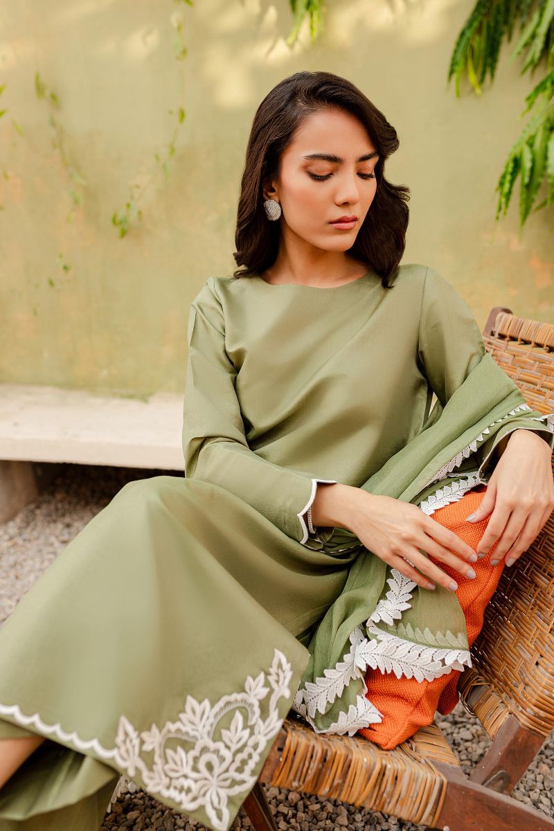 Allure by Ih - SAGE - Matcha Green - Silk - 3 Piece