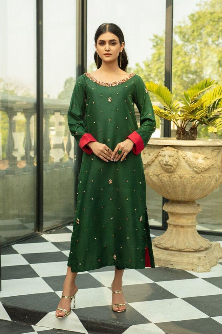 Allure by Ih - EMERALD - Katan Silk - 3 Piece - Studio by TCS