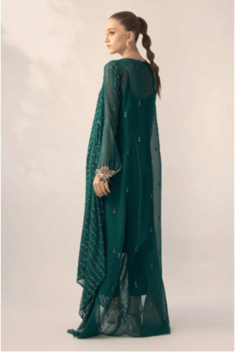 Sania Maskatiya - Celeste (B) - GEORGETTE KAMDANI - emerald - 2 Piece - Studio by TCS