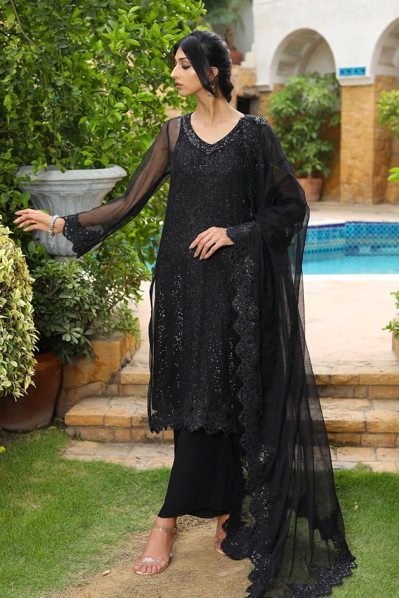 Rizwan Beyg - Amaya - Net - Black - 2 Piece - Studio by TCS