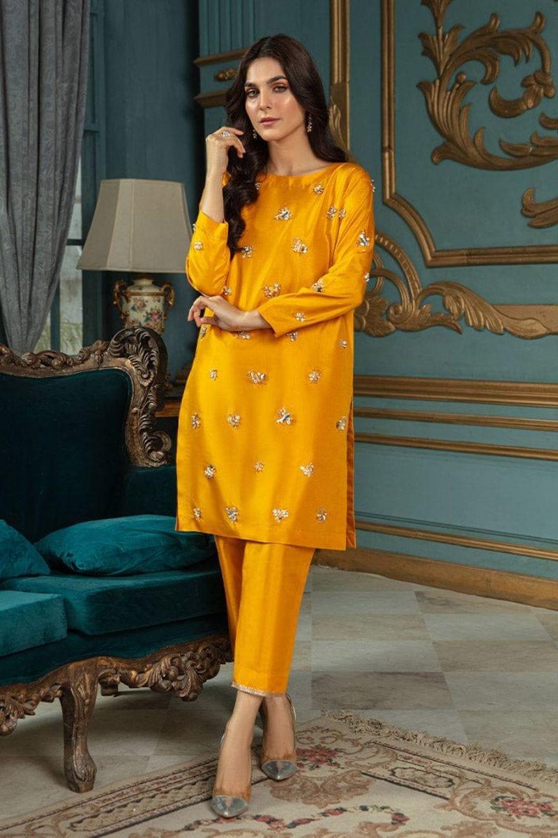 Allure by Ih - DAISY - Katan Silk - Mustard - 3 Piece - Studio by TCS