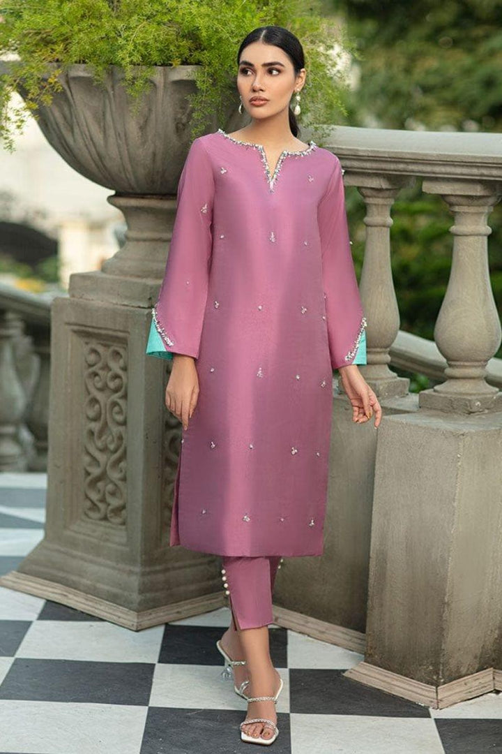 Allure by Ih - NEW MOON - Katan Silk - Mauve - 3 Piece - Studio by TCS