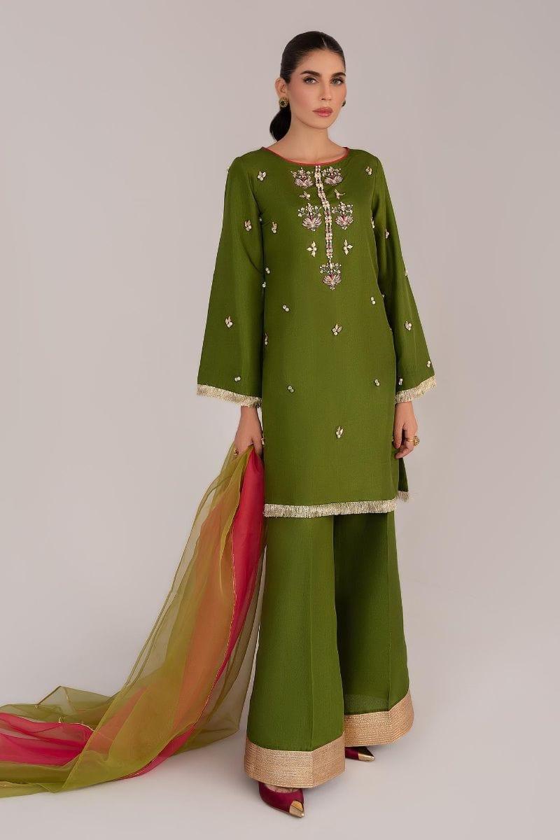 Allure by Ih - NOVA - Silk - Moss Green - 3 Piece - Studio by TCS