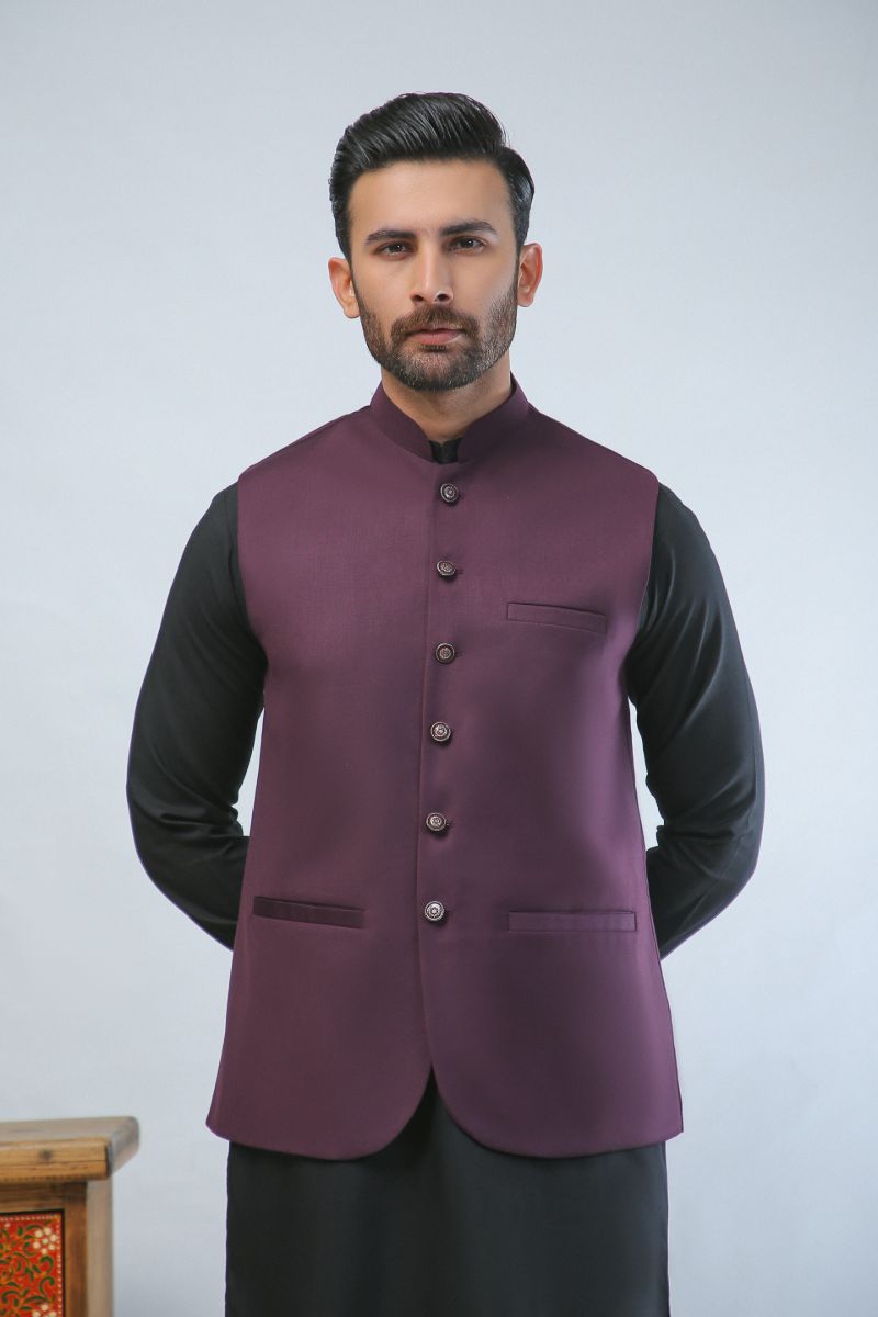 Dot N Dot - Mohtaram - Plum - 3 Piece