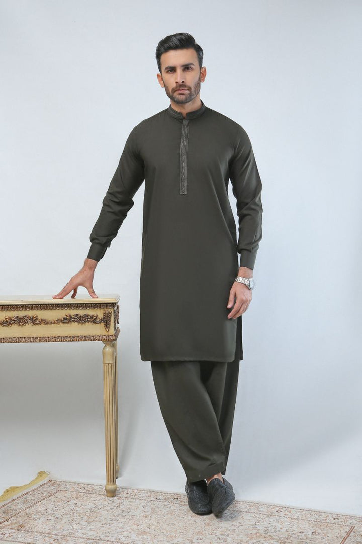 Dot N Dot - Wasiyat - Dark Green - 2 Piece