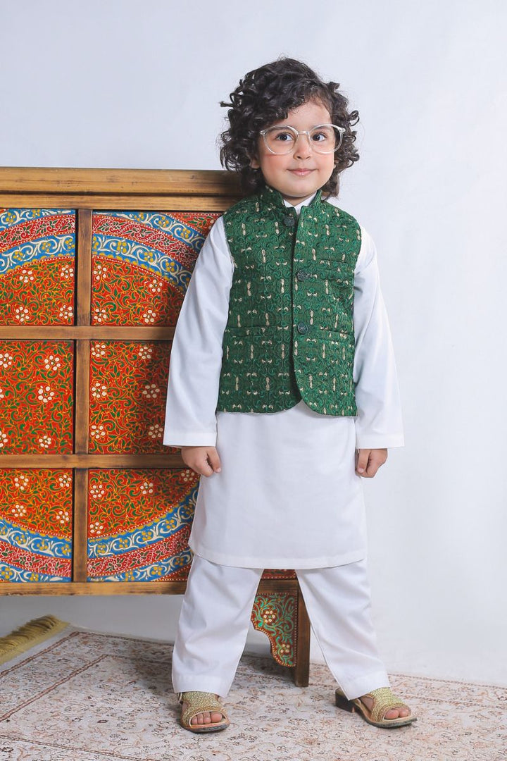 Dot N Dot - Soroush - Dark Green - 3 Piece