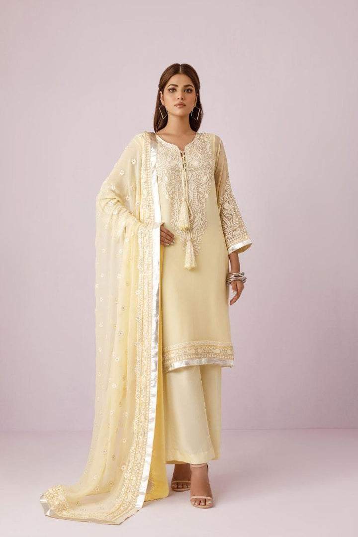 Rizwan Beyg - Altan - Embroidered Chiffon & Cotton - 2 Piece