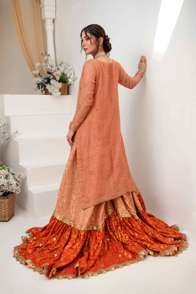 Tassels - Farshi - Peach - 3 Piece