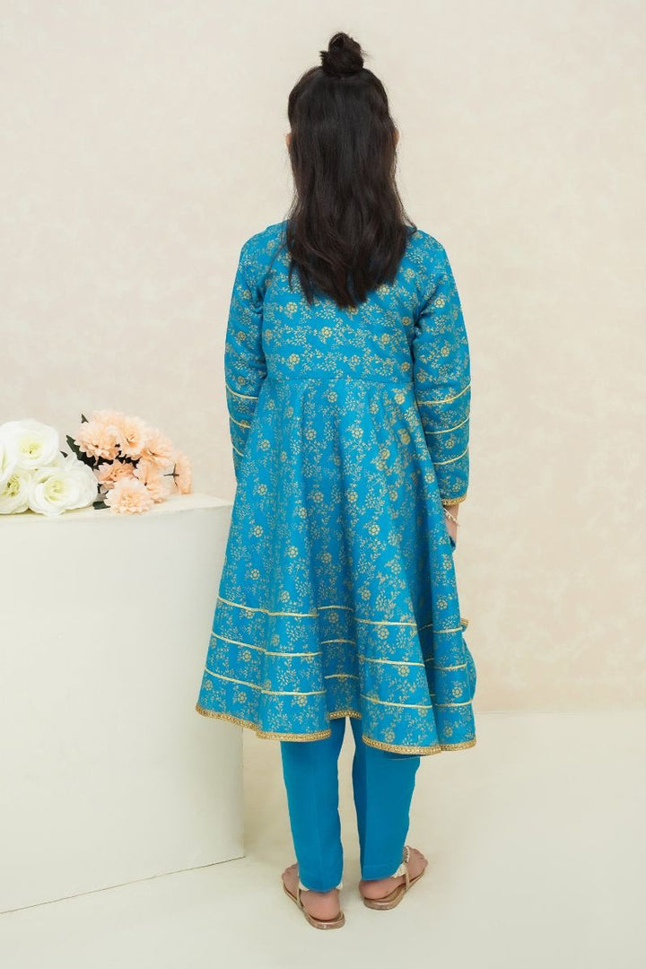 Modest - Asmani - Rawsilk - Blue - Girls 3 Piece Suit