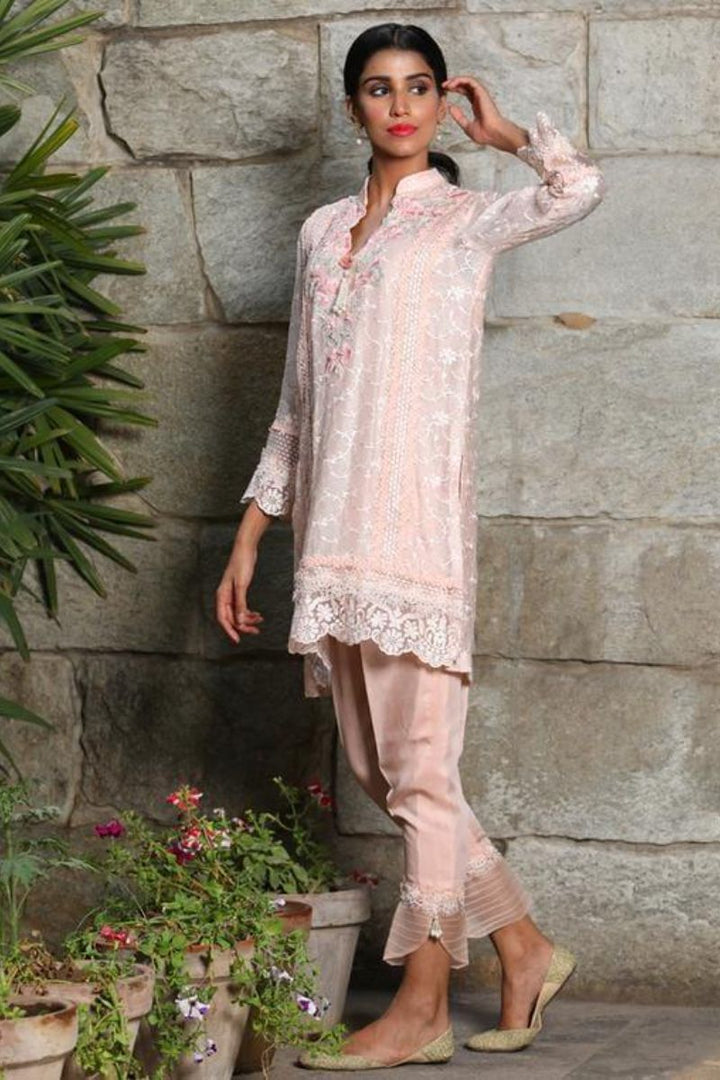 Maheen Trends - Morganite Fantasy - Pink - 3 Piece - Cotton Silk