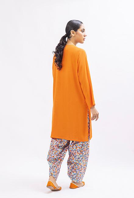 Gulabo - Tangerine Tunic - Bosky Lawn