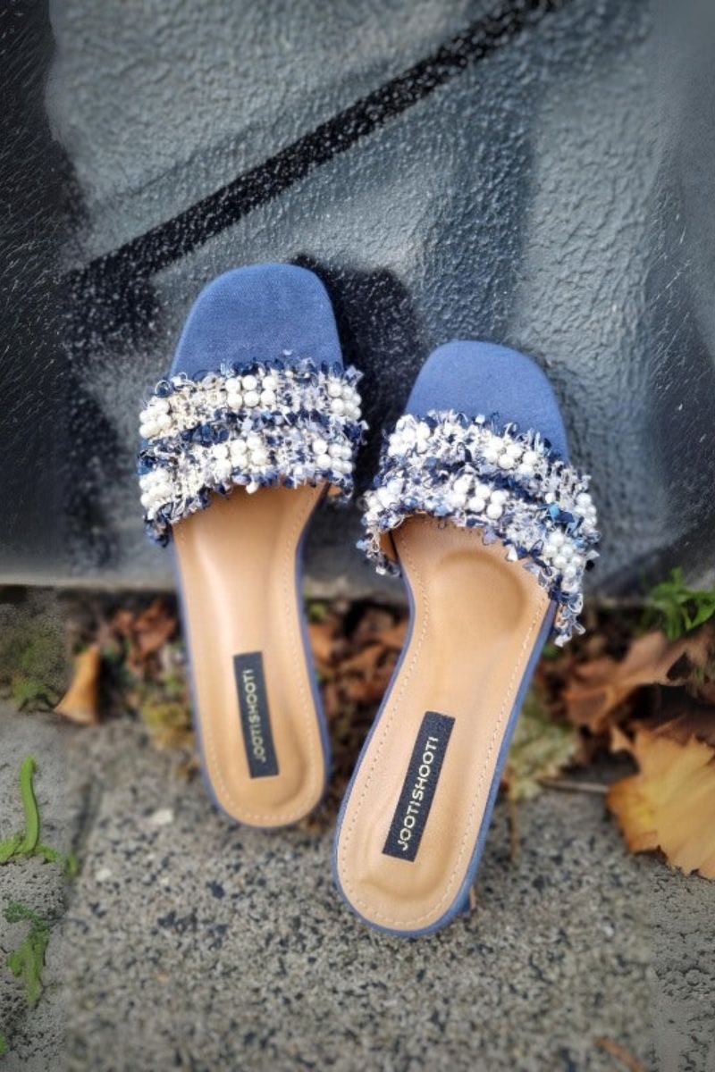 JootiShooti - Pearls Night Out - Navy - Heels