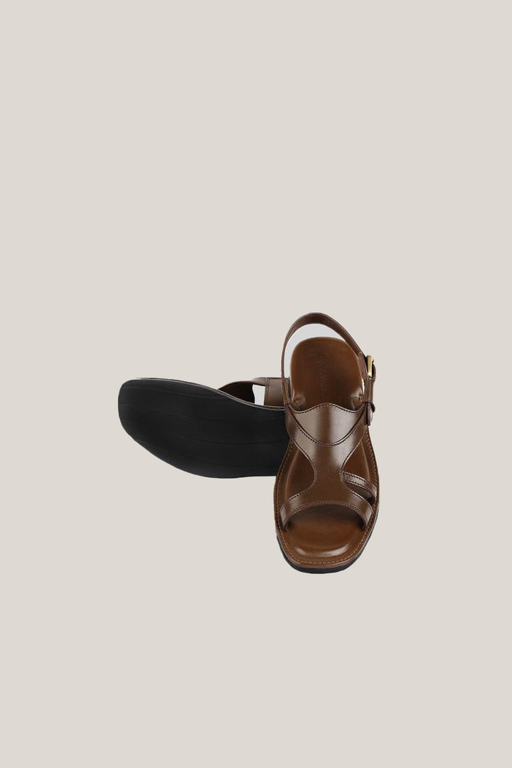 Novado - Kublai Khan | Panjadar Kohati Chappal - Coffee Brown