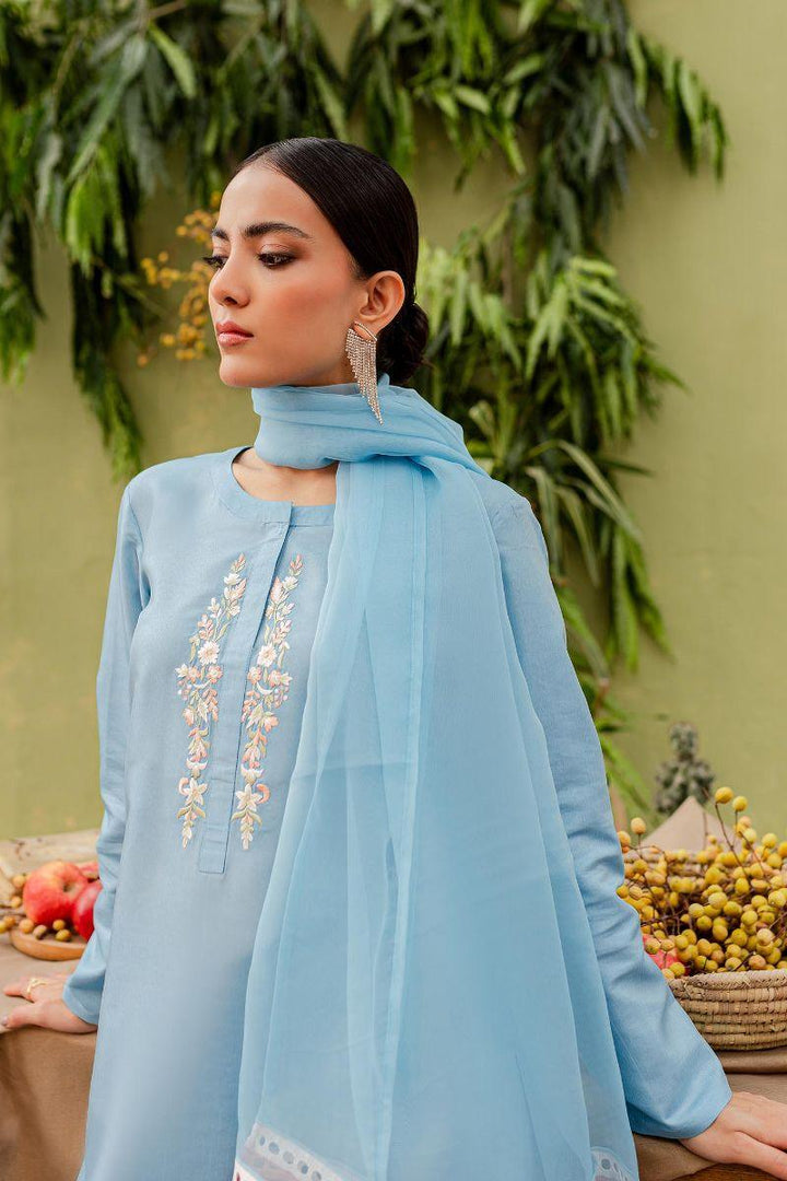 Allure by Ih - ZORA - Sky Blue - Silk - 3 Piece