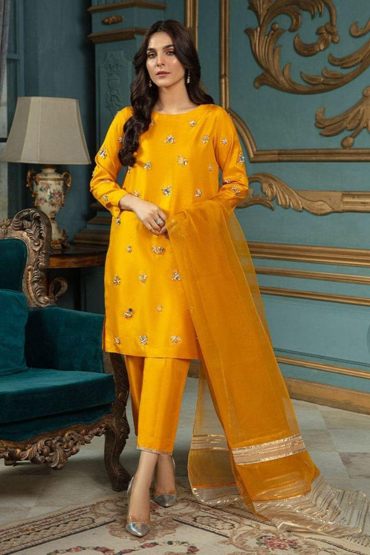 Allure by Ih - DAISY - Katan Silk - Mustard - 3 Piece - Studio by TCS