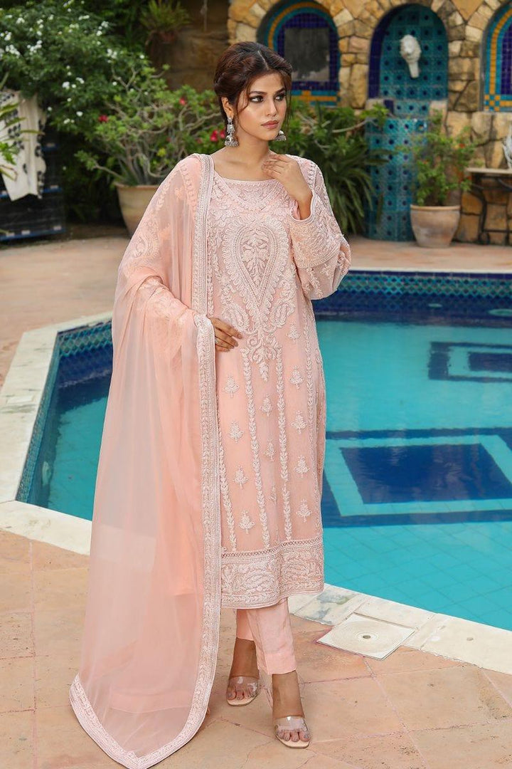 Rizwan Beyg - Zarfishan Pink - Cotton Net - 2 Piece - Studio by TCS