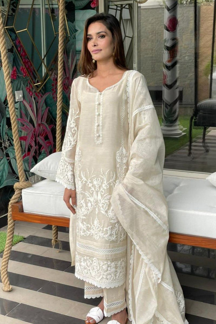 Maheen Trends - Dainty - 3 Piee - Khaadi Organza