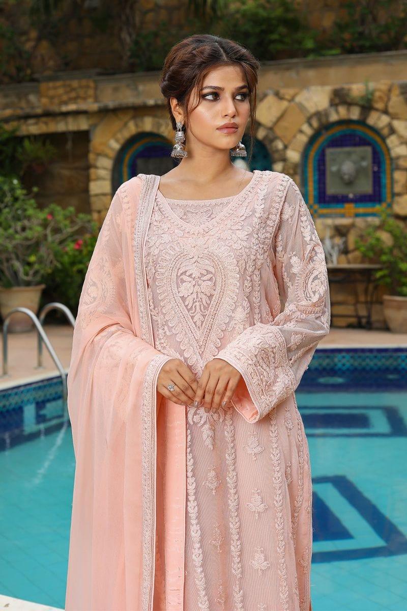 Rizwan Beyg - Zarfishan Pink - Cotton Net - 2 Piece - Studio by TCS