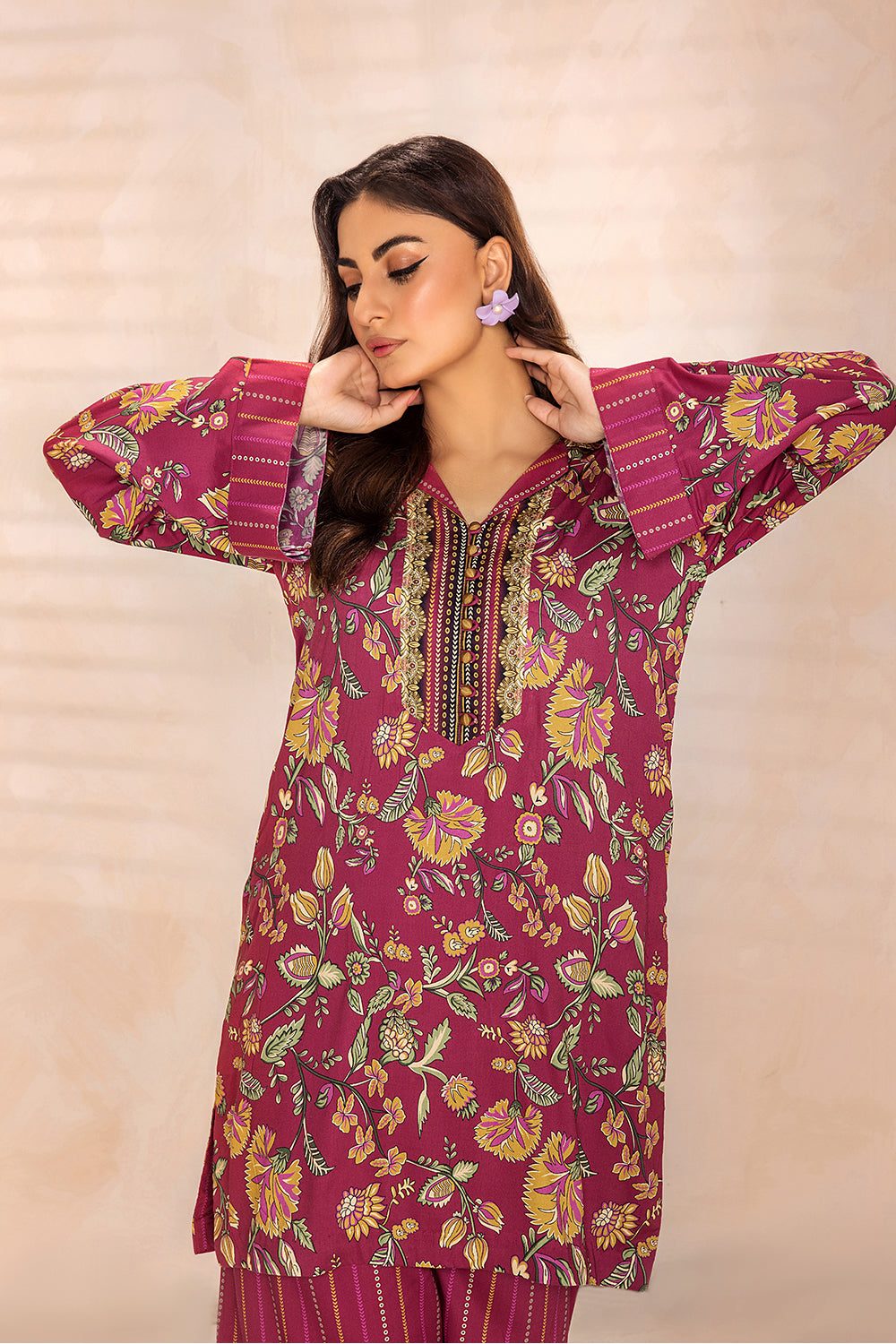 SAFWA - Printed - Printed - Lawn - 2 Piece - Stitched