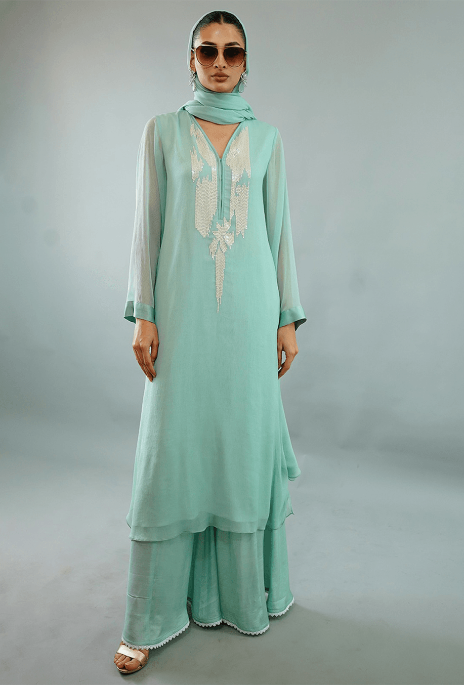 Gulabo - Shop Harper Dhaka Pajama - Cotton Silk