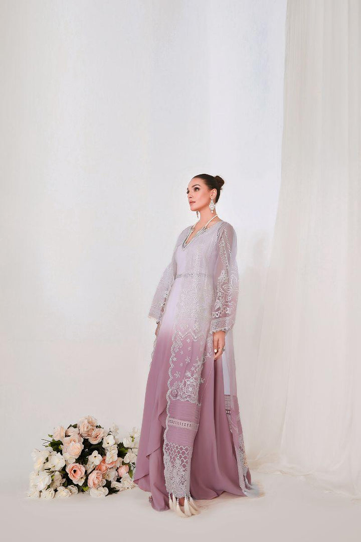 Reema Ahsan - GINA - Organza  - Pearl rose  - 2 Piece