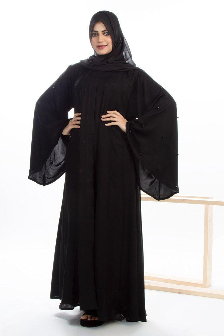 Abaya.pk - Nureh Abaya & Hijab - Chiffon & Nada Fabric