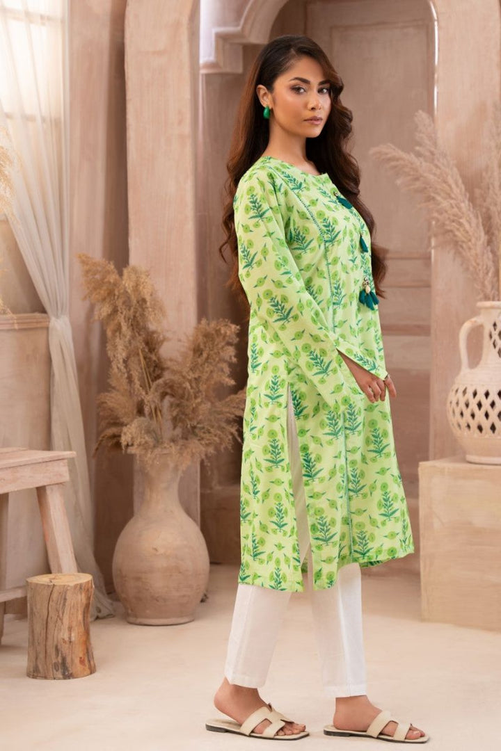 Ayla Studio - Green Cluster - Swiss Lawn - Printed Green - 2 Piece