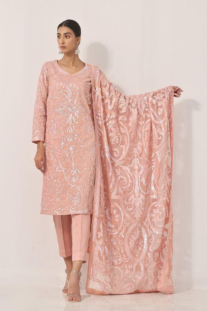 Rizwan Beyg Design - Arab Sequins - Irish - Pink - 2 Piece