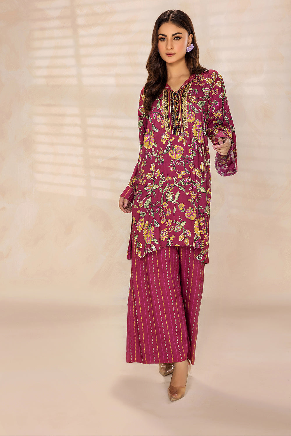 SAFWA - Printed - Printed - Lawn - 2 Piece - Stitched