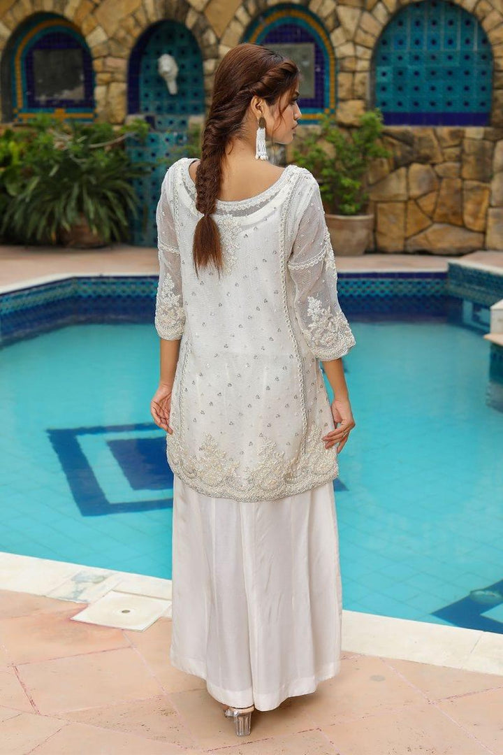 Rizwan Beyg - Amara - Chiffon - White - 1 Piece - Studio by TCS